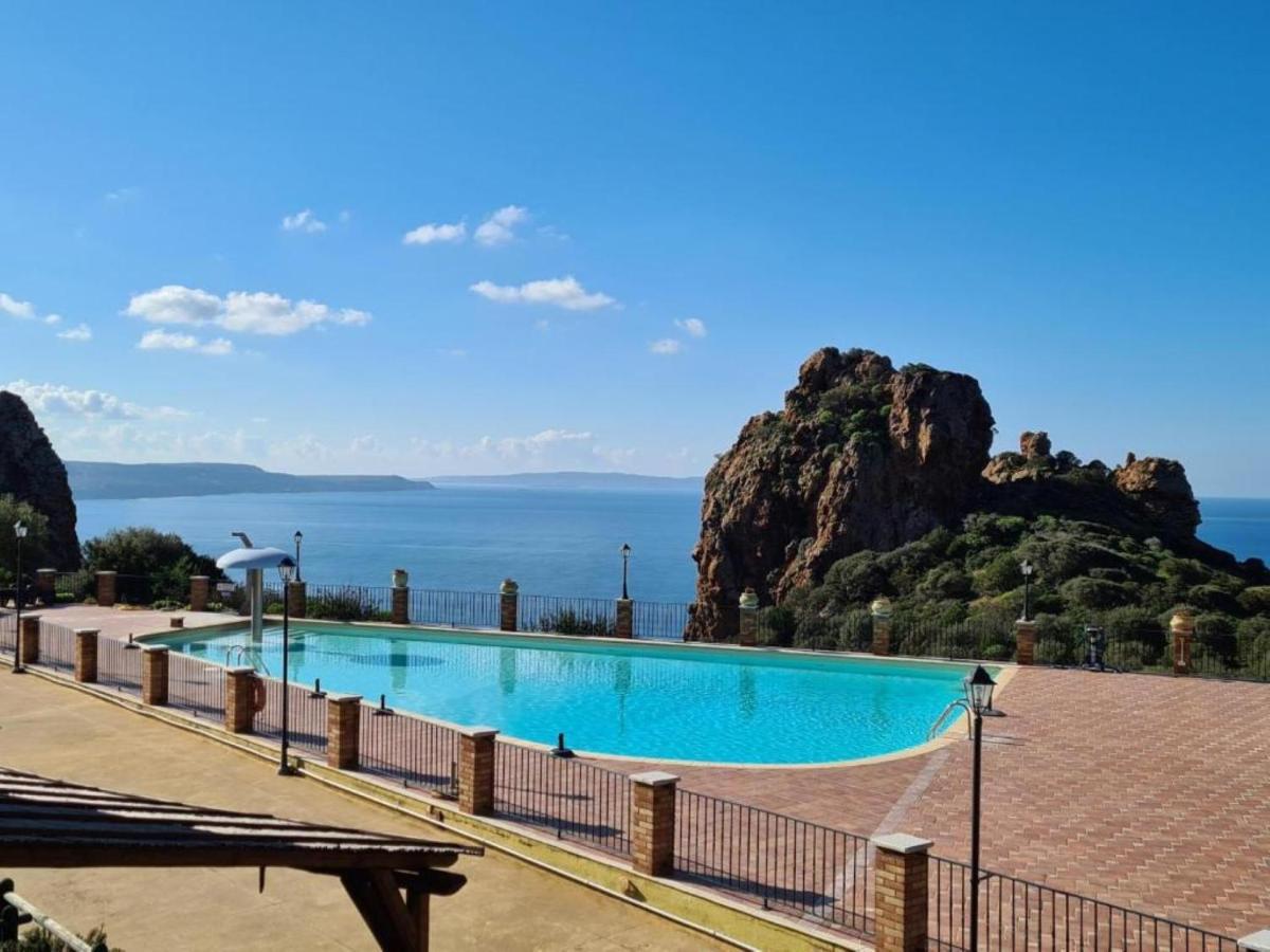 Villa L'Estasi Tanca Piras A Bordo Piscina Con Vista Mare à Nebida Extérieur photo