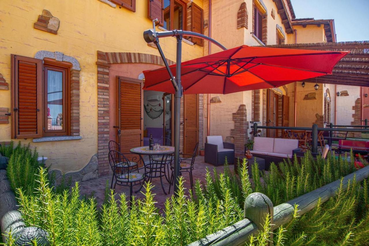 Villa L'Estasi Tanca Piras A Bordo Piscina Con Vista Mare à Nebida Extérieur photo