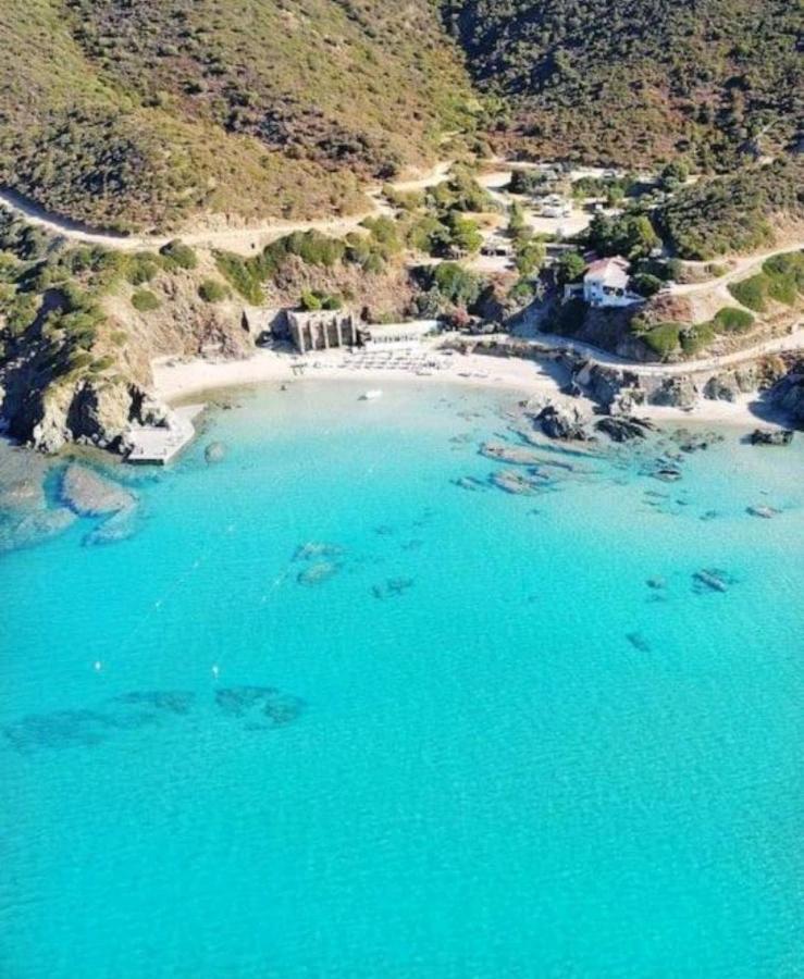 Villa L'Estasi Tanca Piras A Bordo Piscina Con Vista Mare à Nebida Extérieur photo